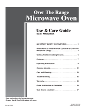 Amana AMV5206BA Use & Care Manual