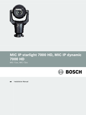 Bosch MIC-72xx Installation Manual