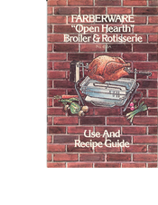 Farberware Open Hearth 455A Use And Recipe Manual