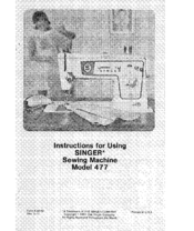 Singer 477 Instructions For Using Manual