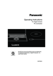 Panasonic lumix VQT0W41 Operating Instructions Manual