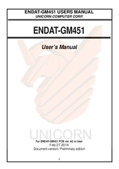 Unicorn ENDAT-GM451 User Manual