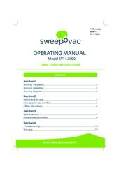 Sweepovac SV14.3000 Operating Manual