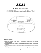 Akai KW-81iPH Instruction Manual