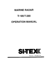 Si-tex T-180 Operation Manual