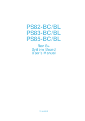 DFI PS85-BC/BL User Manual