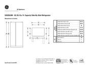 Geappliances GSS25LSM Dimension Manual