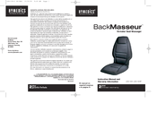 HoMedics BackMasseur LSS-10HP Instruction Manual And  Warranty Information