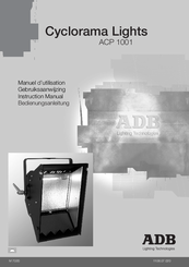 ADB ACP 1001 Instruction Manual