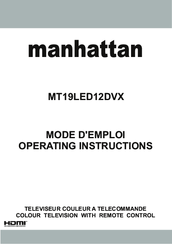 Manhattan MT19LED12DVX Operating Instructions Manual