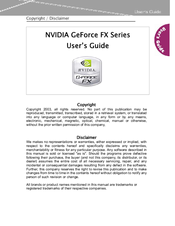 Nvidia GeForce FX Series User Manual