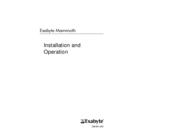 Exabyte Mammoth Installation And Operation Manual