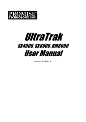 Promise Technology ultratrak SX8000 User Manual