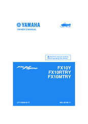 Yamaha FX Nytro FX10RTRY Owner's Manual
