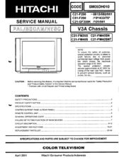 Hitachi C21-F200 Service Manual