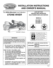 White Mountain LSU30SF-2 Installation Instructions And Owner's Manual
