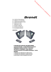 Brandt BDVDP9X3 Instruction Manual