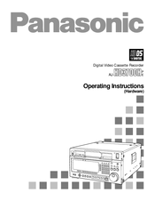 Panasonic AJ-HD3700H Operating Instructions Manual