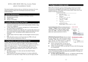 KTI Networks KWG-1001 Quick Installation Manual
