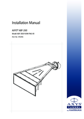 Harman axys ABF-260 Installation Manual