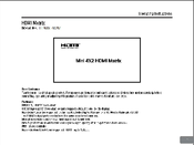 Monoprice HDMX-402 Operating Instructions