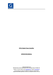 Vislink DPA3 Operator's Manual
