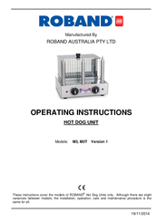 ROBAND M3 Operating Instructions Manual
