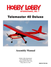 Hobby-Lobby Telemaster 40 Deluxe Assembly Manual