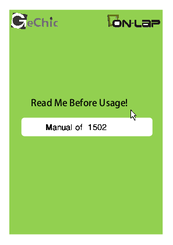 GeChic On-Lap 1502 User Manual