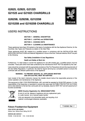 Falcon G2625 User Instructions