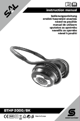 Somogyi BTHP 2000/BK Instruction Manual