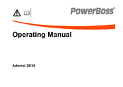 PowerBoss Admiral 30 Operating Manual