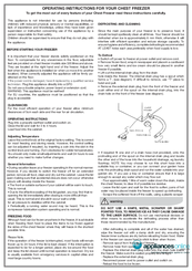 Kelvinator KCM2100WC Operating Instructions