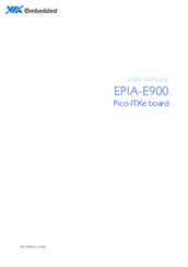 VIA Technologies EPIA-E900 User Manual