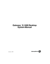 Gateway E-1600 System Manual
