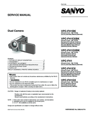 Sanyo VPC-FH1BK - Xacti Camcorder - 1080p Service Manual
