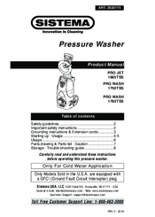 SISTEMA PRO WASH 1750TSS Product Manual