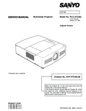 Sanyo PLC-XTC50L Service Manual