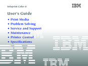 IBM Infoprint Color 8 User Manual