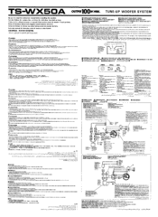 Pioneer TS-WX50A Instruction Manual