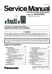Panasonic SA-XH70PH Service Manual
