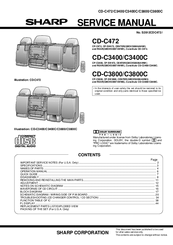 Sharp CD-C472 Service Manual