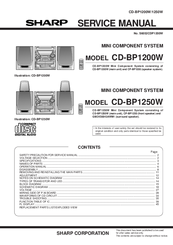 Sharp CD-BP1250W Service Manual