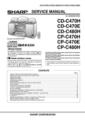 Sharp CD-C470HCD-C470E Service Manual
