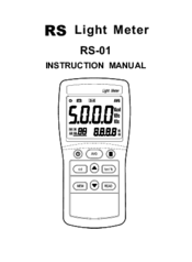 RS RS-01 Instruction Manual