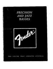 Fender Standard J-Bass 27-6500 Manual