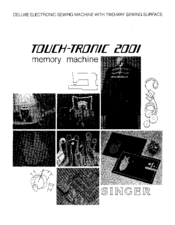 Singer Touch-Tronic 2001 Manual