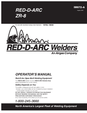 Red-D-Arc ZR-8 Operator's Manual