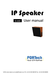 Portech IS-640 User Manual