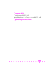 Telekom Octophon F620 SIP Operating Instructions Manual